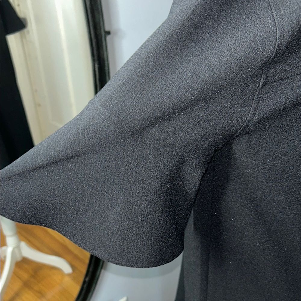 Madewell Black A-line Mini Dress with Bell Sleeves - Picture 12 of 12